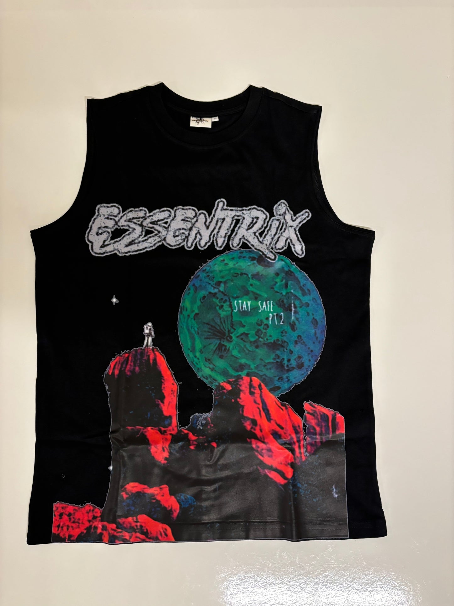 STAY SAFE MUSCLE TEE